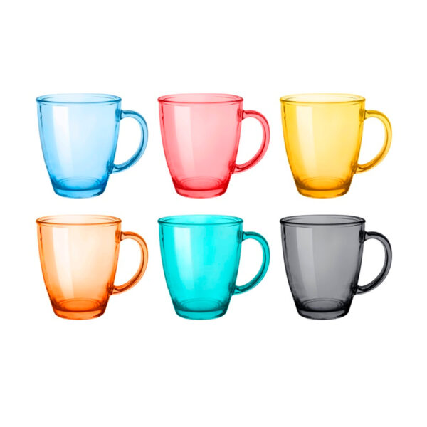 Jogo de Canecas Colorido 360ml Casambiente