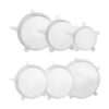 Tampa de Silicone Redonda 6 Peças Ke home