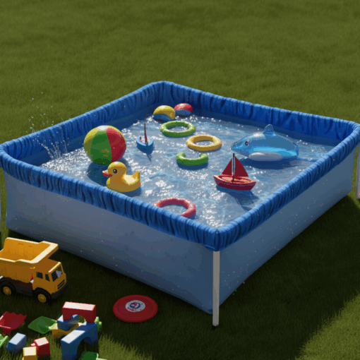Piscina Infantil Quadrada 400 Litros Mor