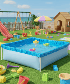 Tanque Balneário Piscina Infantil Quadrada 400 Litros Mor