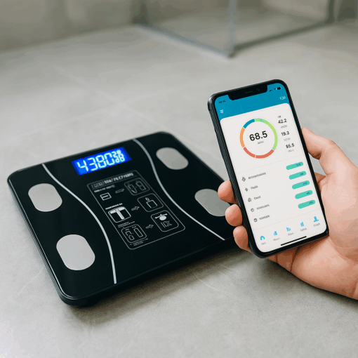 Balança Digital com Bioimpedância Corporal 180kg Wellmix