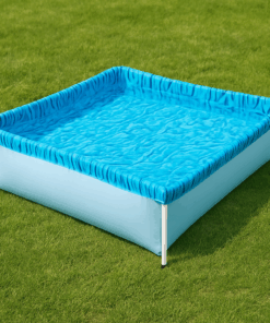 Tanque Balneário Piscina Infantil Quadrada 400 Litros Mor