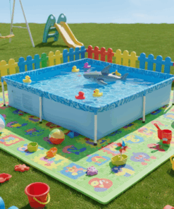 Tanque Piscina Infantil Quadrada 1000L Mor