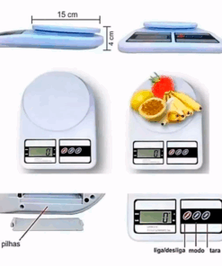 Balança Digital de Precisão Para Cozinha 10kg