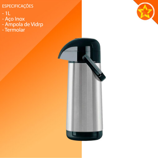 Garrafa térmica 1 Litro lumina Termolar
