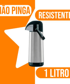 Termolar Garrafa Térmica Lumina 1 Litro Inox