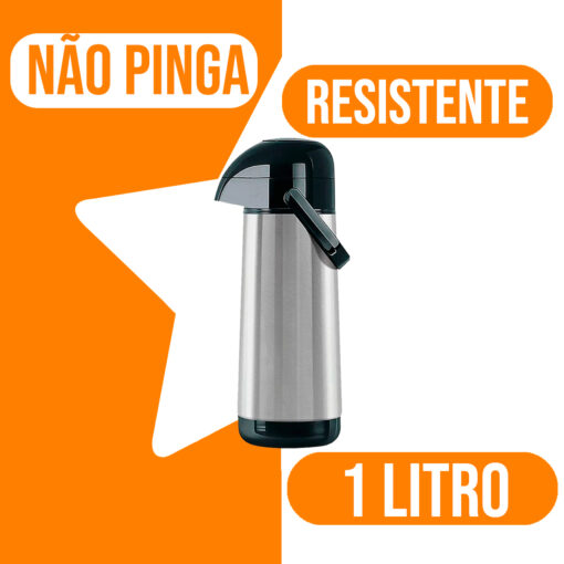 Garrafa térmica 1 Litro lumina Termolar
