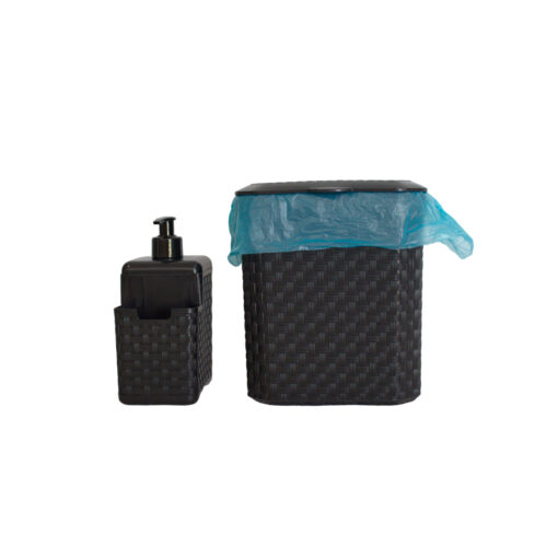 KIT LIXEIRA 5 LITROS + DISPENSER 600Ml