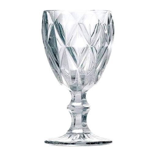 Jogo de Taça de Vidro Diamond 340mL Wellmix