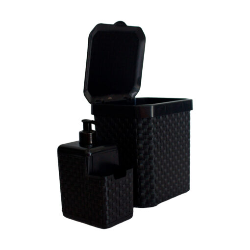 KIT LIXEIRA 5 LITROS + DISPENSER 600Ml