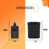 KIT LIXEIRA 5 LITROS + DISPENSER 600Ml