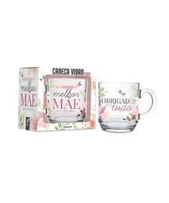 CANECA VIDRO ELEGANCE