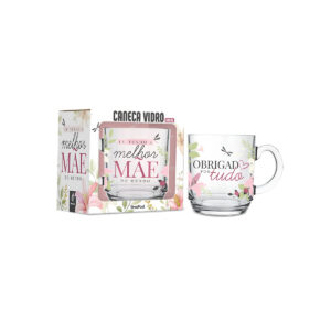 CANECA VIDRO ELEGANCE