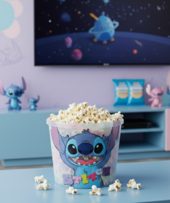 Balde de Pipoca Disney Stitch 2,1 Litros Plasutil