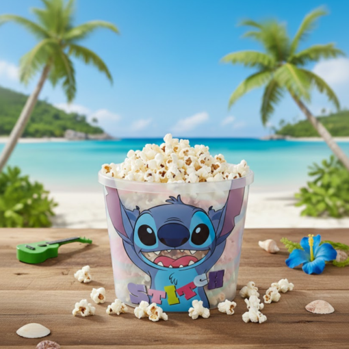 Balde de Pipoca Disney Stitch 2,1 Litros Plasutil