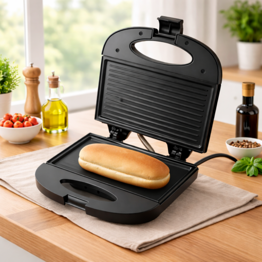 Sanduicheira Grill 2 em 1 Belakaza Preta