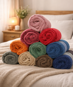 Manta Celta Lisa Casal 2x1,80m Microfibra Sortida