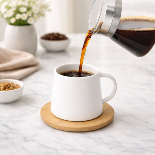 Jogo Xícaras Café 90ml com Suporte Decorativo Hauskraft