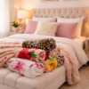 Manta Celta Estampada Casal 180x200cm Corttex Conforto