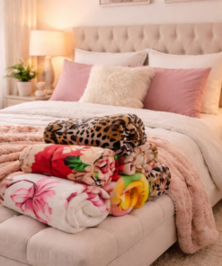 Manta Celta Estampada Casal 180x200cm Corttex Conforto