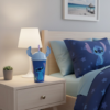 Copo Disney Stitch ou Angel 500ml com Tampa e Canudo Plasutil