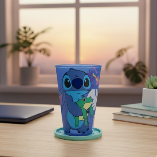 Copo Disney Stitch 280ml Plástico Plasutil