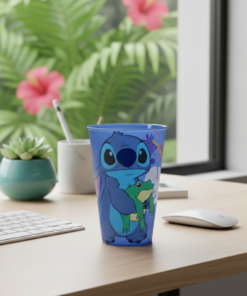 Copo Disney Stitch 350ml Plástico Plasutil