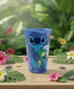 Copo Disney Stitch 350ml Plástico Plasutil