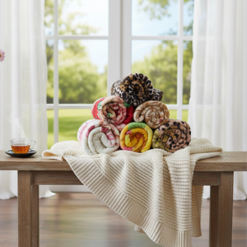 Manta Celta Estampada Casal 180x200cm Corttex Conforto