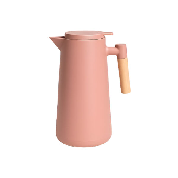 Garrafa térmica 1L cabo madeira rose Belakaza