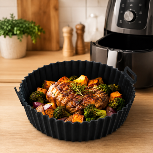 Forma de Silicone para Air Fryer Redonda 19cm
