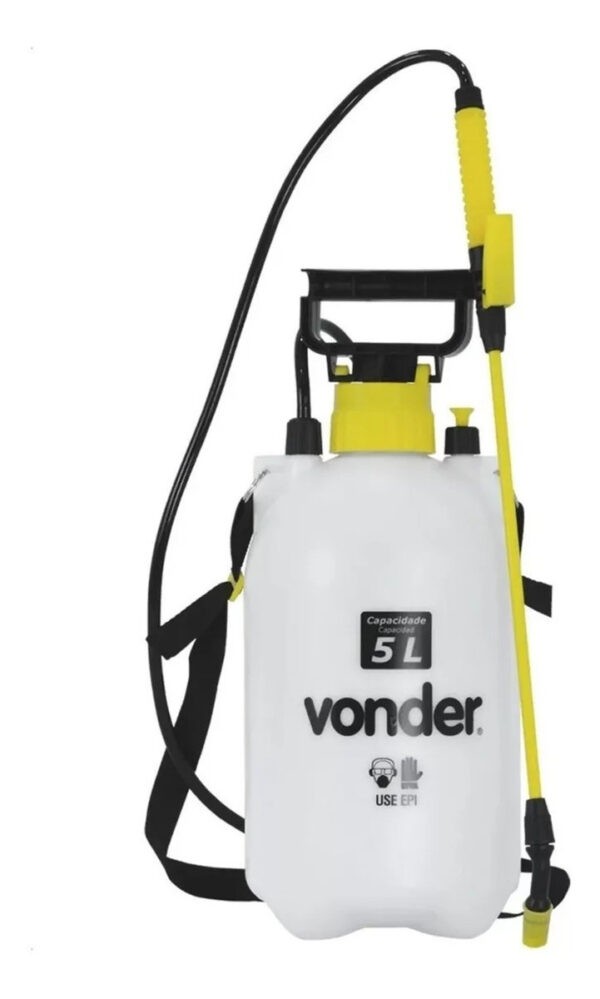 Pulverizador de Pressão 5 Litros para Jardim e Limpeza