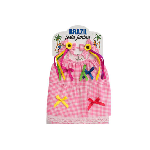 KIT JUNINO 3 PCS ROXO