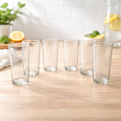 Conjunto de 6 copos napoli 225ml XHome