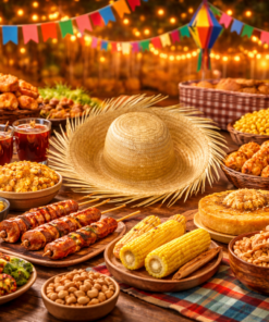 Chapéu Caipira de Palha Desfiado Festa Junina Adulto