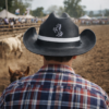 Chapéu de cowboy masculino clássico country rodeio