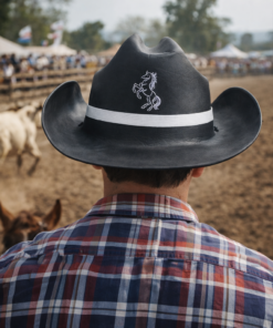 Chapéu de cowboy masculino clássico country rodeio