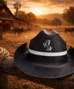 Chapéu de cowboy masculino clássico country rodeio