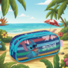 Estojo Stitch Azul Disney Escolar Infantil