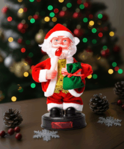 Papai Noel Musical Com Luz E Movimento Wincy