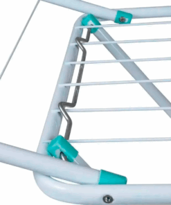 Varal De Chão Abas Slim Dobrável Retrátil Aço Reforçado Mor