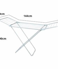Varal De Chão Abas Slim Dobrável Retrátil Aço Reforçado Mor