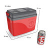 Caixa Térmica Cooler Com Alça 30 Litros Grande 45 Latas Unitermi
