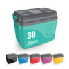 Caixa Térmica Cooler Com Alça 30 Litros Grande 45 Latas Unitermi