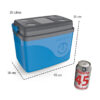 Caixa Térmica Cooler Com Alça 30 Litros Grande 45 Latas Unitermi