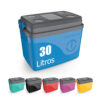 Caixa Térmica Cooler Com Alça 30 Litros Grande 45 Latas Unitermi