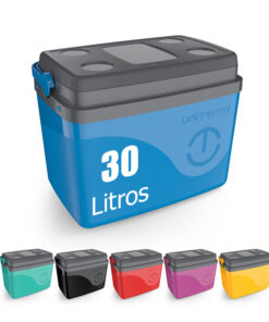 Caixa Térmica Cooler Com Alça 30 Litros Grande 45 Latas Unitermi