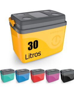 Caixa Térmica Cooler Com Alça 30 Litros Grande 45 Latas Unitermi