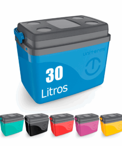 Caixa Térmica Cooler Com Alça 30 Litros Grande 45 Latas Unitermi