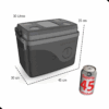 Caixa Térmica Cooler Com Alça 30 Litros Grande 45 Latas Unitermi